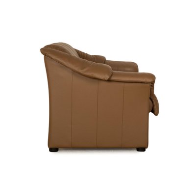 Olso Leather Two Seater Sofa in Brown Taupe from Stressless-RQW-1794984