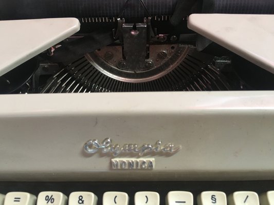 Olympia Monica Typewriter with Suitcase, 1960s-WQQ-991084