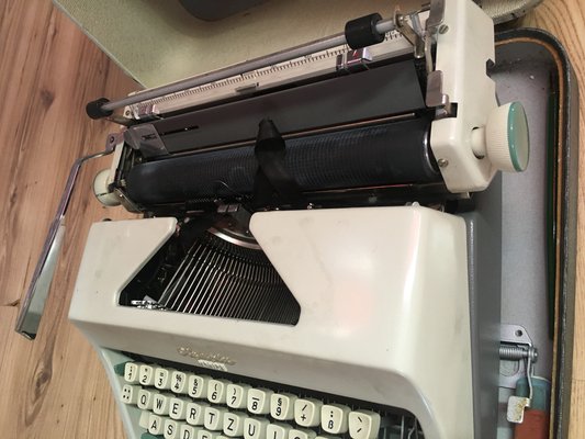 Olympia Monica Typewriter with Suitcase, 1960s-WQQ-991084