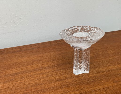 Olympics Glass Candle Holder by Lars Hellsten for Orrefors, Sweden, 1984-UAH-1425399