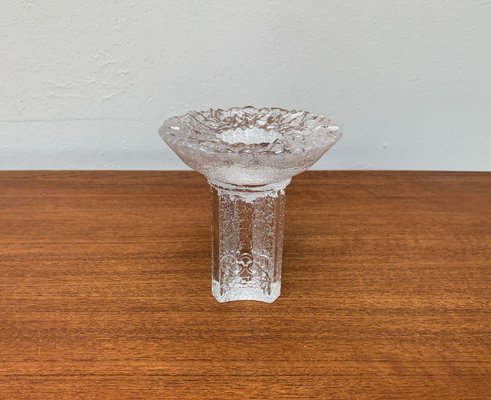 Olympics Glass Candle Holder by Lars Hellsten for Orrefors, Sweden, 1984-UAH-1425399