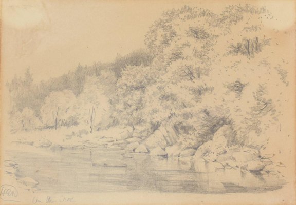 On the Cree, 19th Century, Watercolor on Paper-AOI-1106913