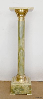 Onyx and Bronze Column, Late 19th Century-RVK-1440904