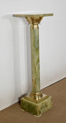 Onyx and Bronze Column, Late 19th Century-RVK-1440904