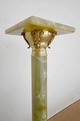 Onyx and Bronze Column, Late 19th Century-RVK-1440904