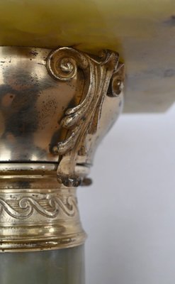 Onyx and Bronze Column, Late 19th Century-RVK-1440904