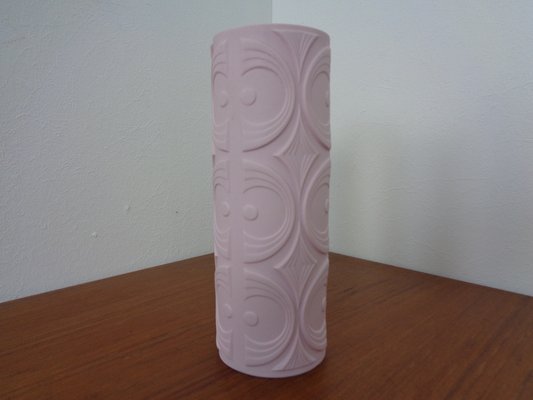 Op Art Pink Vase from Scherzer, Germany, 1960s-RDW-1395980