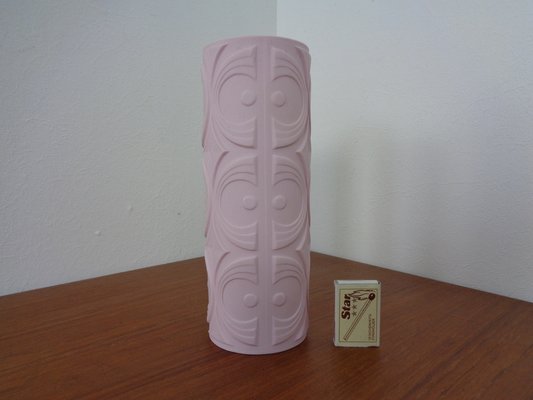 Op Art Pink Vase from Scherzer, Germany, 1960s-RDW-1395980