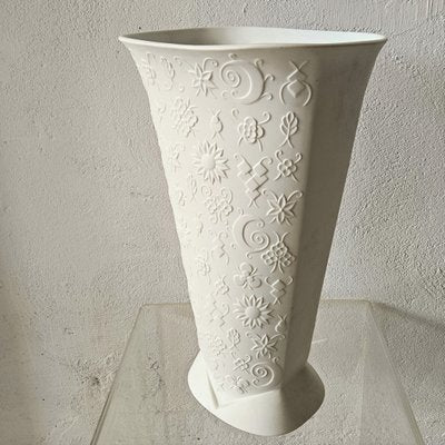 Op Art Porcelain Umbrella Stand or Large Vase from Kaiser, 1950s-WK-2032273