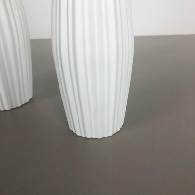 Op Art Porcelain Vase by Heinrich Selb, Germany, 1970s, Set of 2-QZ-1147710