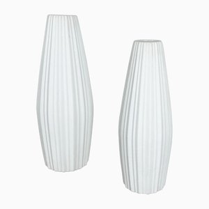 Op Art Porcelain Vase by Heinrich Selb, Germany, 1970s, Set of 2-QZ-1147710