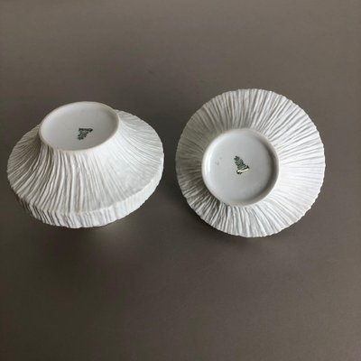 Op Art Porcelain Vases by Heinrich Selb, Germany, 1970s, Set of 2-QZ-1135752