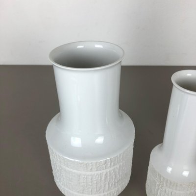 Op Art Porcelain Vases by Richard Scharrer for Thomas, Germany, 1970s, Set of 3-QZ-1053062