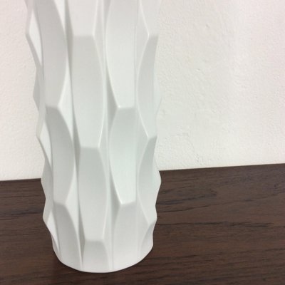 Op Art Vase Porcelain Vase by Heinrich Fuchs for Hutschenreuther, Germany, 1970s-QZ-1151885