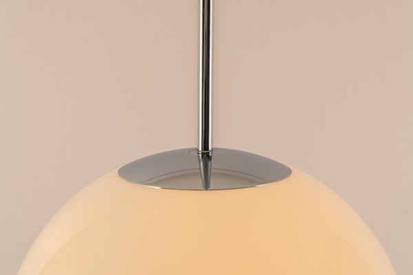 Opal Ball Pendant Light by Peill Putzler, Germany, 1970s-UGR-1244756