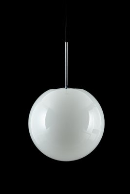 Opal Ball Pendant Light by Peill Putzler, Germany, 1970s-UGR-1244756