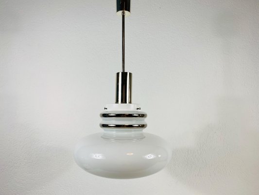 Opal Glass Pendant Lamp from Peill & Putzler, 1960s-PUK-733172