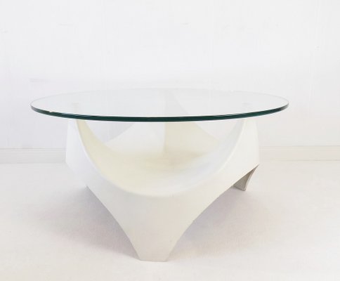 Opal Glass Table from Opal Möbel, 1960s-HUW-1031224