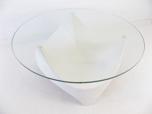 Opal Glass Table from Opal Möbel, 1960s-HUW-1031224