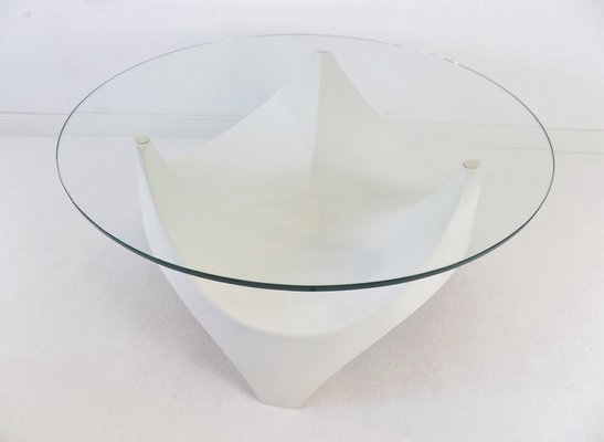 Opal Glass Table from Opal Möbel, 1960s-HUW-1031224