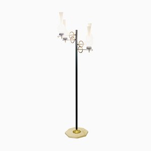 Opaline Floor Lamp, Italy, 1950s-FGA-923633