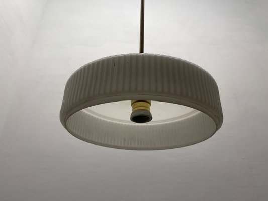 Opaline Glass Light Pendant, 1950s-JJC-1760064