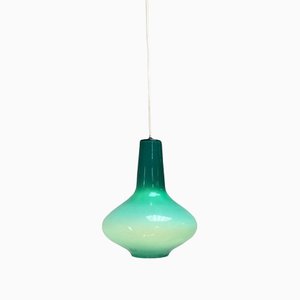 Opaline Glass Pendant Lamp by Massimo Vignelli for Venini Murano, Italy, 1950-SU-1263694