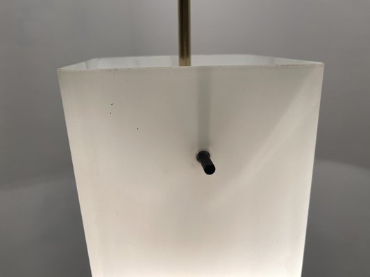 Opaline Glass Pendant Light from Stilnovo, 1950s-JJC-1763423