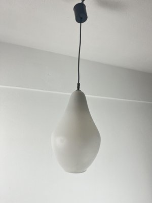 Opaline Glass Pendant Light, Italy, 1960s-YST-1790246