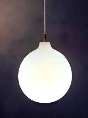 Opaline Glass Satellite Pendant Lamp by Vilhelm Wohlert for Louis Poulsen, 1970s-DEK-1114299