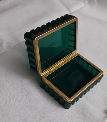 Opaline Murano Glass Box from Fratelli Ferro, 1950s-PDF-1816404