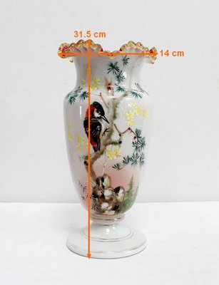 Opaline Vases, 1900s, Set of 2-RVK-995057