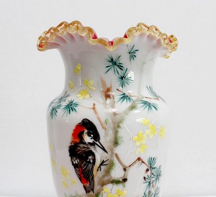 Opaline Vases, 1900s, Set of 2-RVK-995057