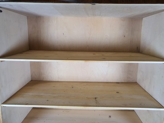 Open Bookcase in Burl Mahogany, 1950s-ZUW-1406537