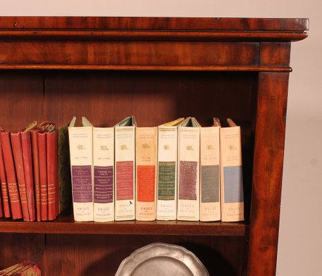 Open Bookcase in Mahogany, England, 19th Century-HPU-1761692