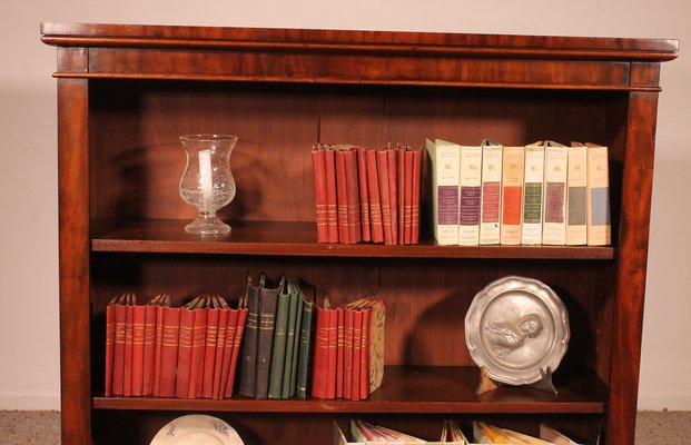 Open Bookcase in Mahogany, England, 19th Century-HPU-1761692