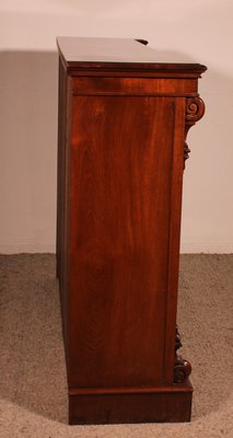 Open Bookcase in Mahogany, England, 19th Century-HPU-1765039