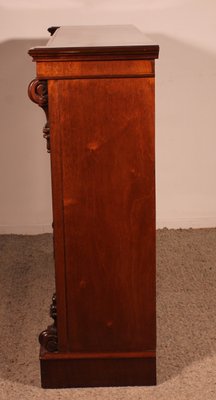 Open Bookcase in Mahogany, England, 19th Century-HPU-1765039