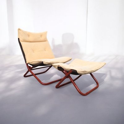 Open Folding Lounge Chair by Jan Dranger and Johan Huldt for Innovator, 1970s-TLV-2018174