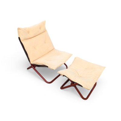 Open Folding Lounge Chair by Jan Dranger and Johan Huldt for Innovator, 1970s-TLV-2018174