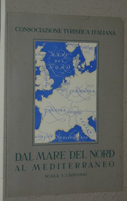 Opera Cartographic Mirabile Card from North Sea to the Mediterranean and Ethnographic Europe from C. T. I. Milan, Italy, 1939, Set of 3-ERB-964836