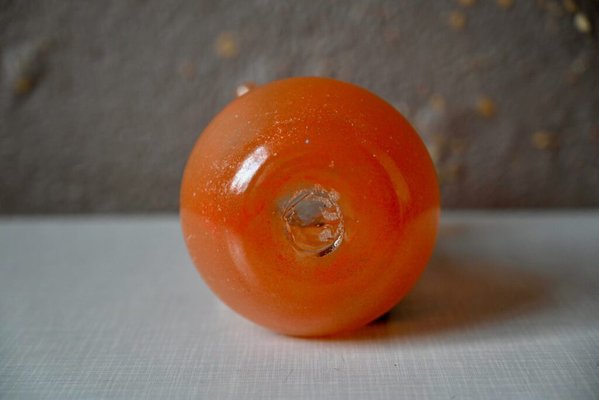 Orange and Blue Vase in Glass Paste, 1960s-AIU-1812434