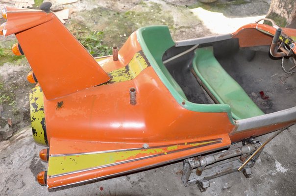 Orange and Green Carousel Plane, 1960s-ROJ-1720068