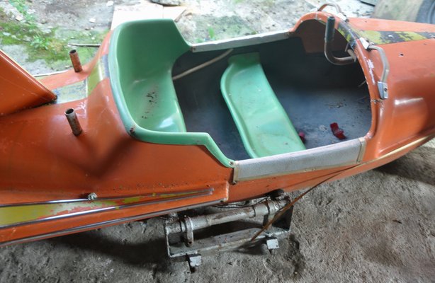 Orange and Green Carousel Plane, 1960s-ROJ-1720068