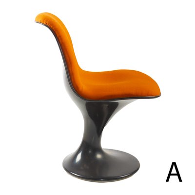 Orange & Brown Orbit Chair by Farner & Grunder for Herman Miller-XMR-1193466