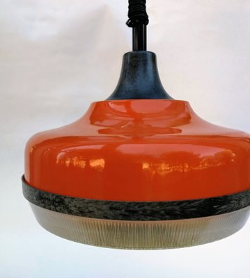 Orange Ceiling Lamp, 1970s-FSD-1191409