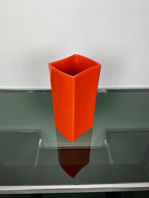 Orange Ceramic Vase by Gabbianelli, Italy, 1970s-LYQ-1171613