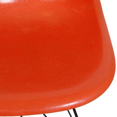 Orange DSR Chairs by Charles Eames, 2000s, Set of 4-MTD-1757677