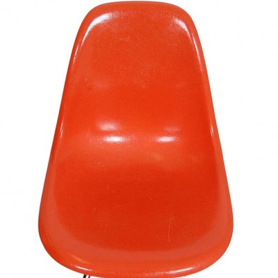 Orange DSR Chairs by Charles Eames, 2000s, Set of 4-MTD-1757677