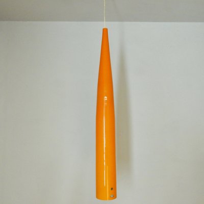 Orange Glass Pendant Light by Gino Vistosi for Vistosi, 1960s-NV-2032185